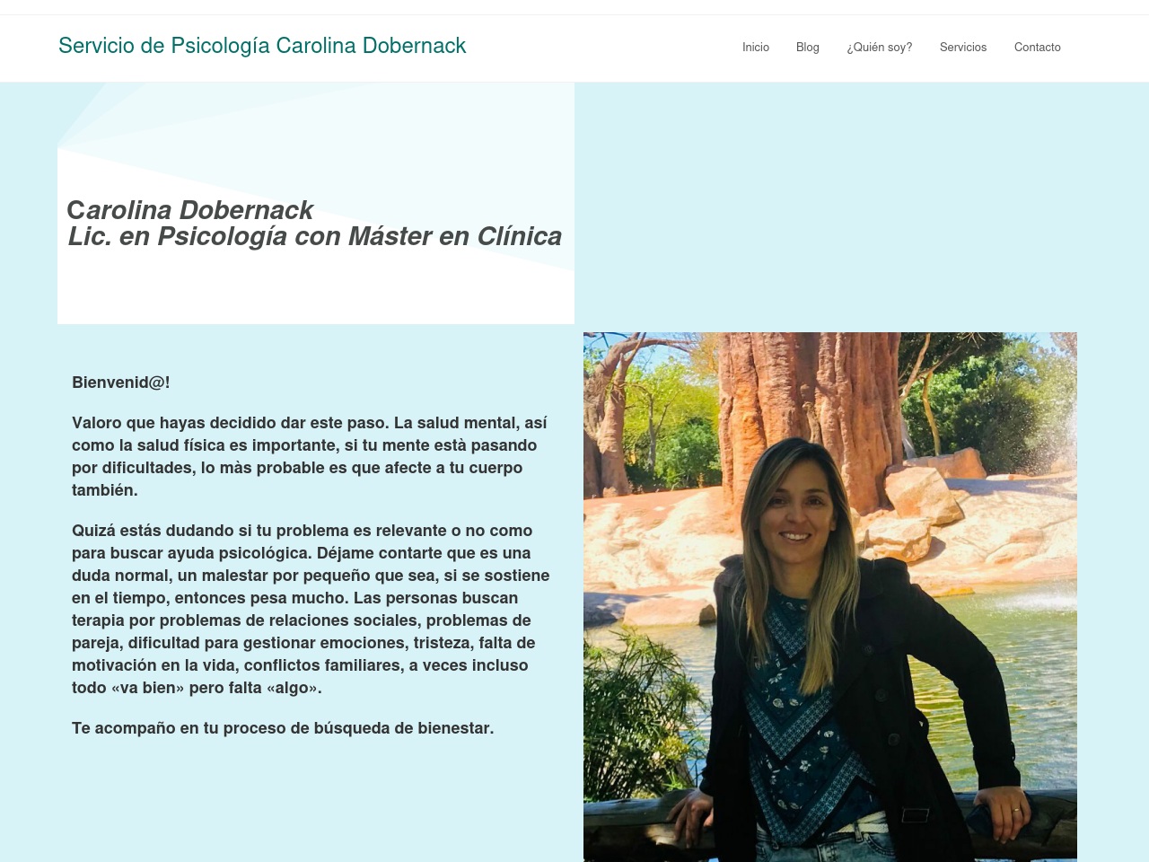 carolinadoberpsicologa.com screenshot alt-text