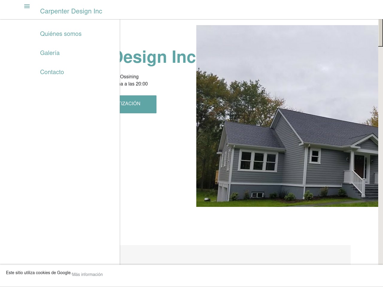 carpenterdesigninc.com screenshot alt-text