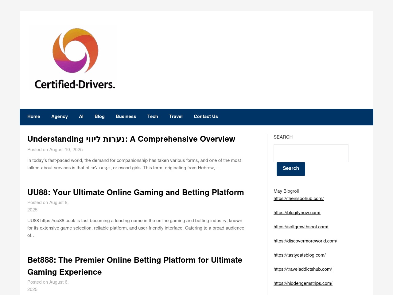 certified-drivers.com screenshot alt-text