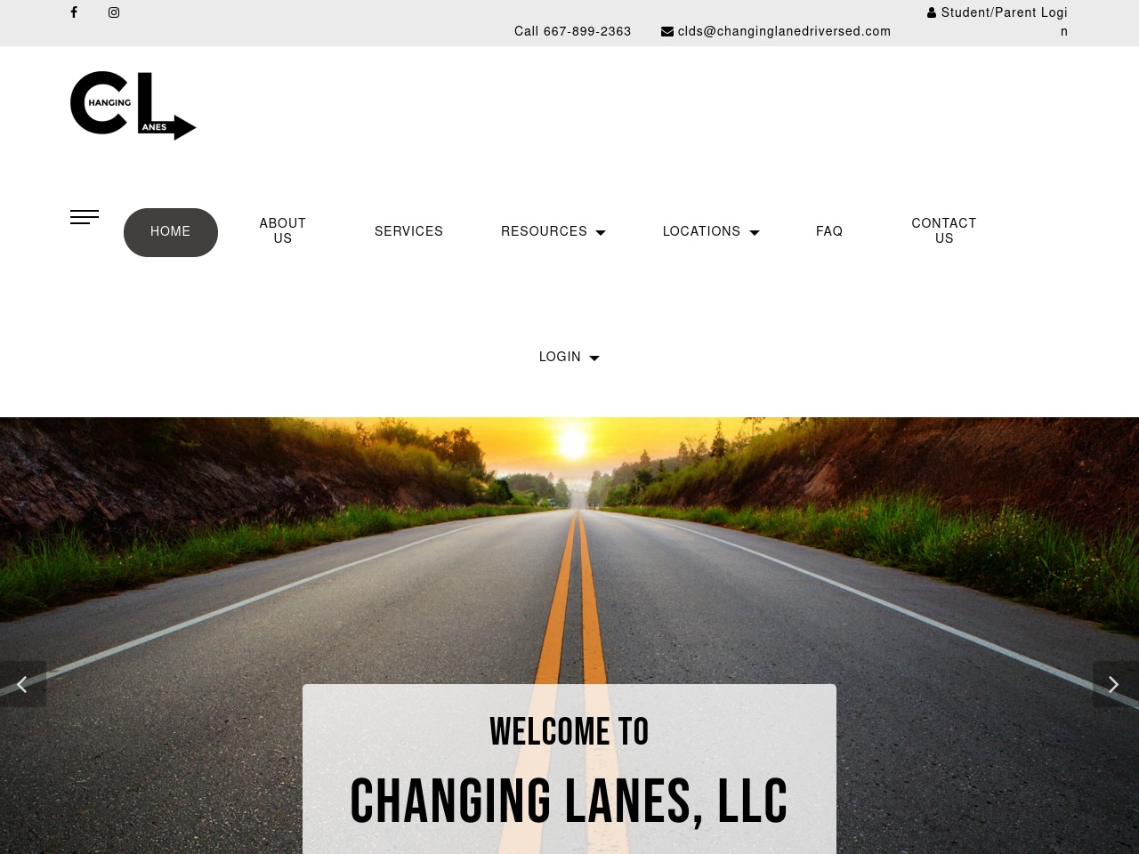 changinglanesdriversed.com screenshot alt-text