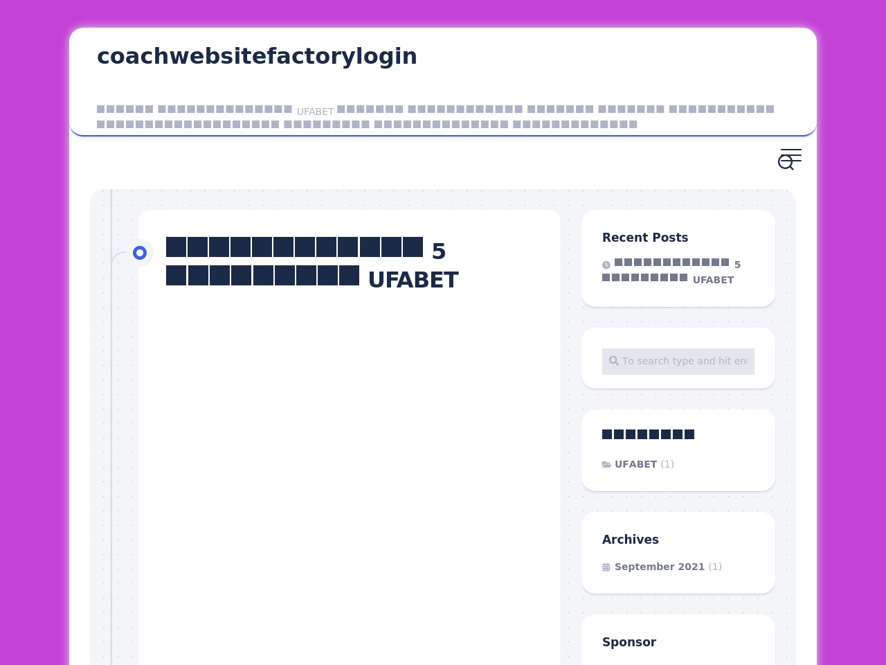 coachwebsitefactorylogin.com screenshot alt-text