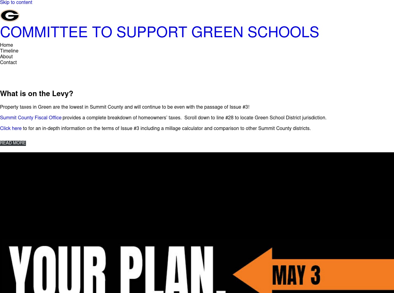 committeetosupportgreenschools.com screenshot alt-text