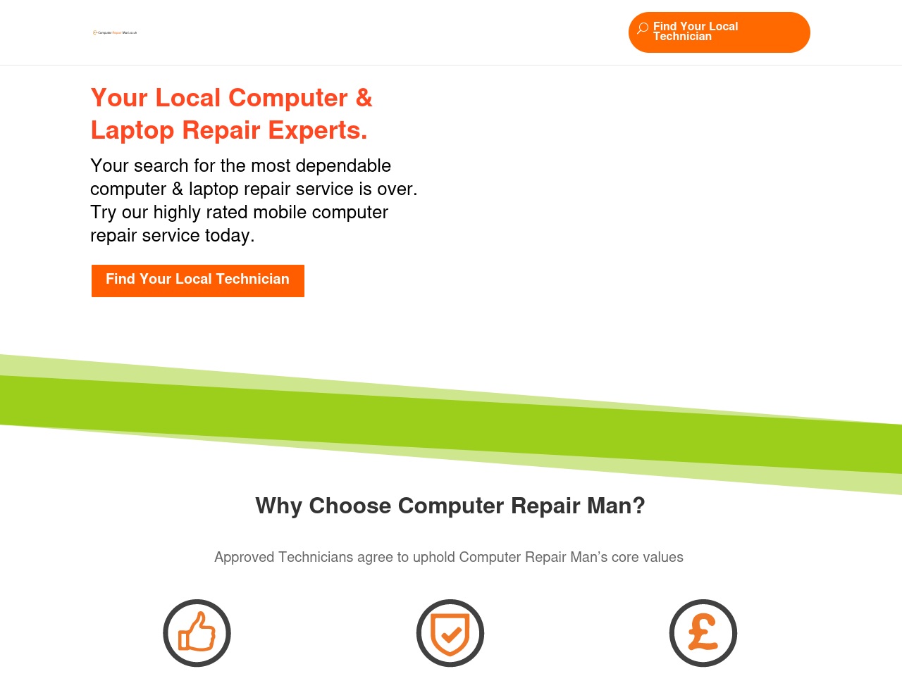 computer-support-directory.co.uk screenshot alt-text