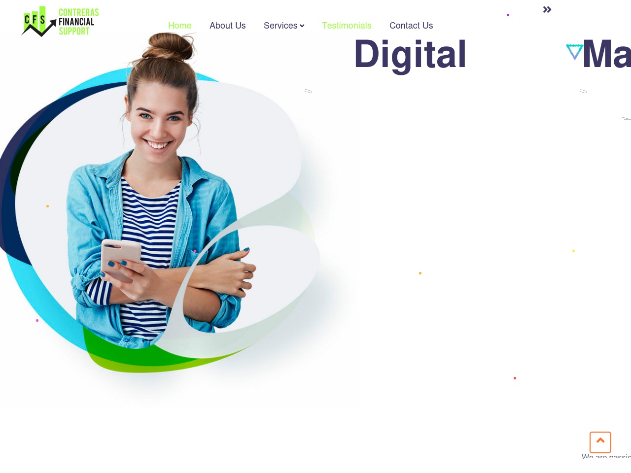 contrerasfinancialsupport.com screenshot alt-text