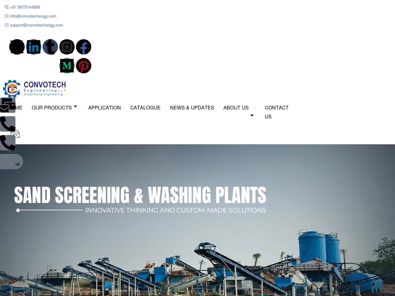 convotechengg.com screenshot alt-text