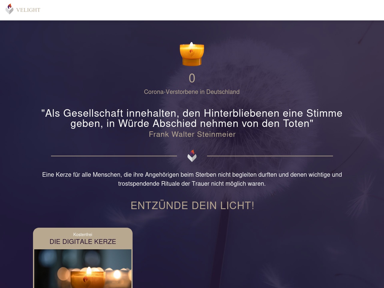 corona-velight.com screenshot alt-text