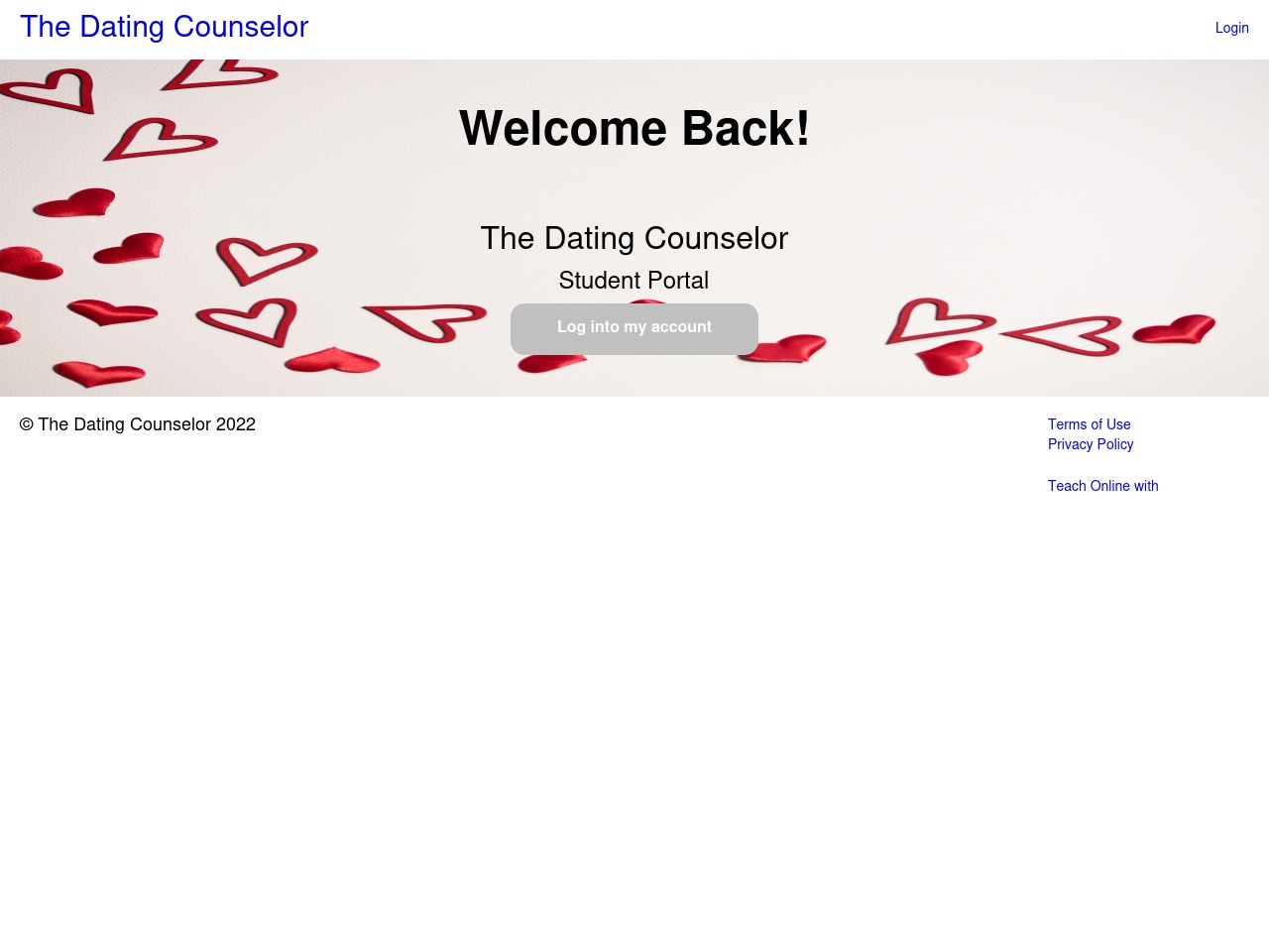 courses.thedatingcounselor.com screenshot alt-text