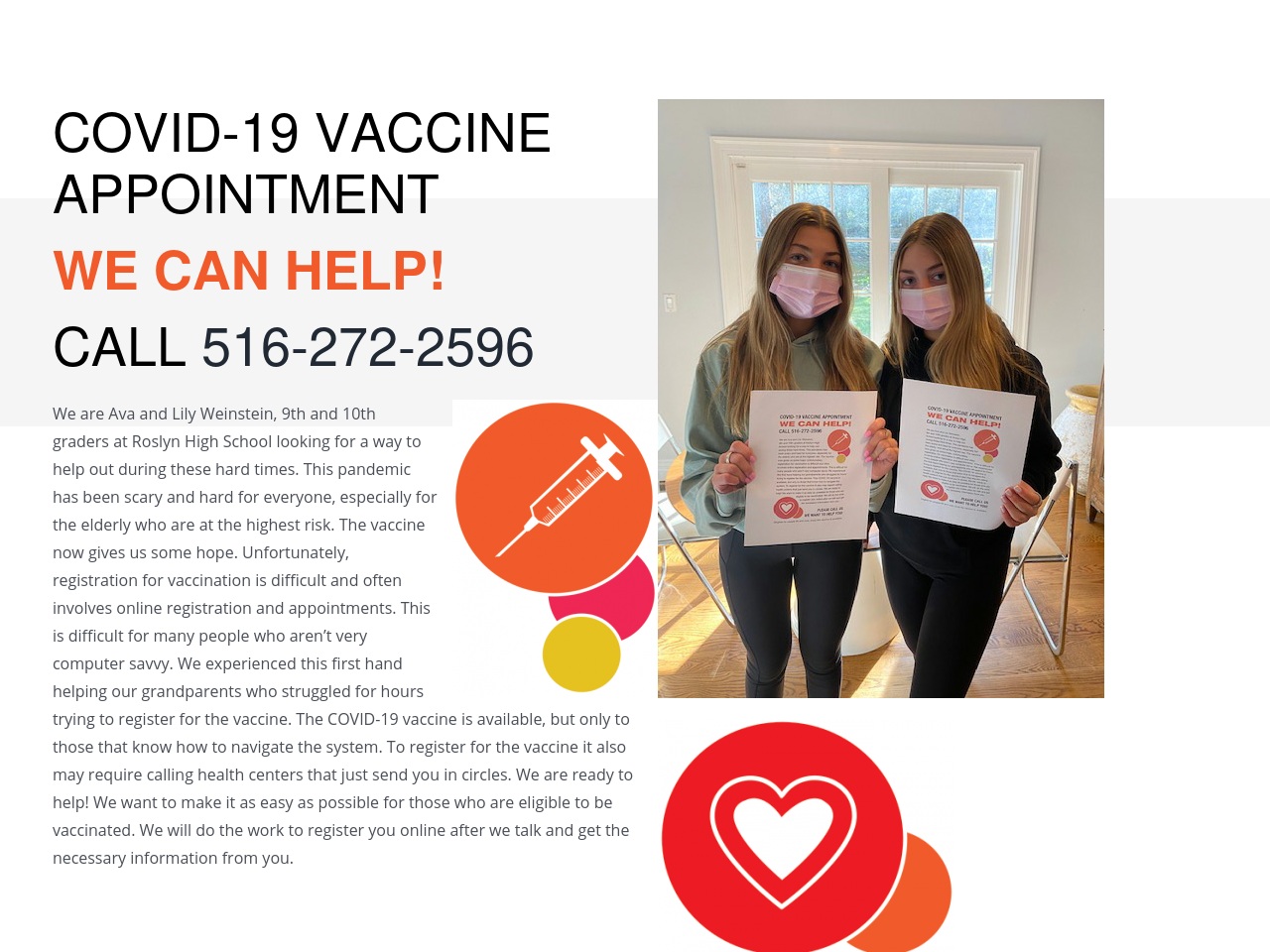 covid19vaccineappointments.com screenshot alt-text