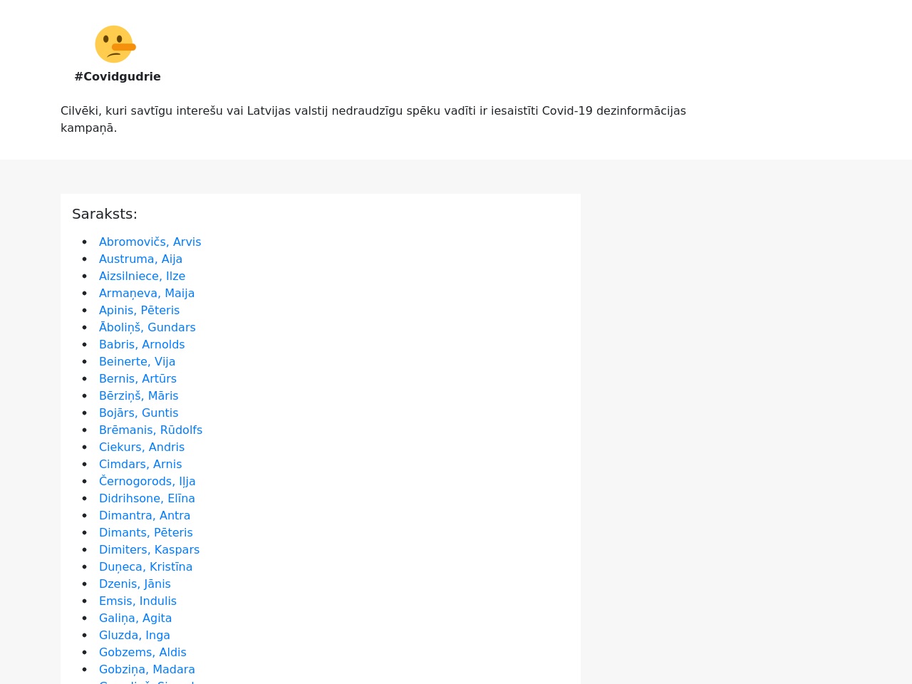 covidgudrie.com screenshot alt-text