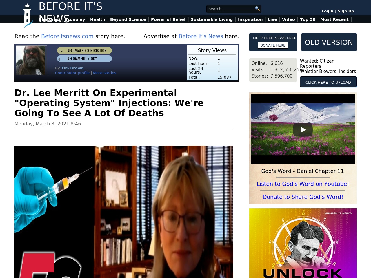 covidkillingtool.com screenshot alt-text