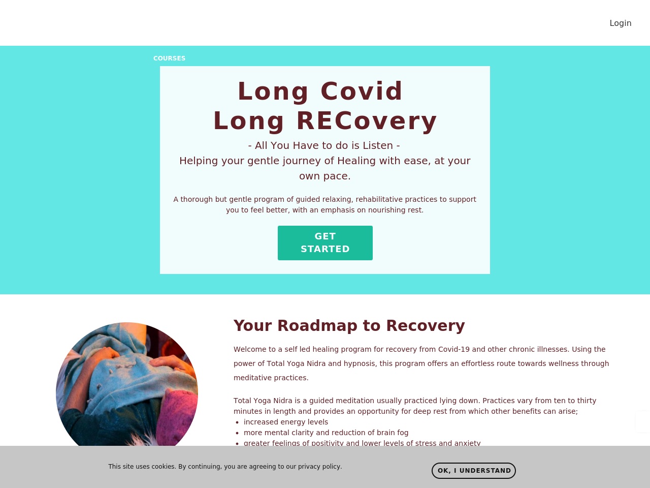 covidlongrecovery.com screenshot alt-text
