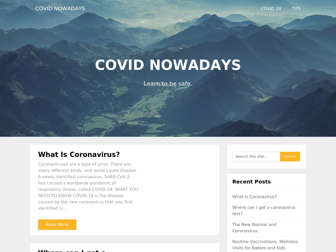 covidnowadays.com screenshot alt-text