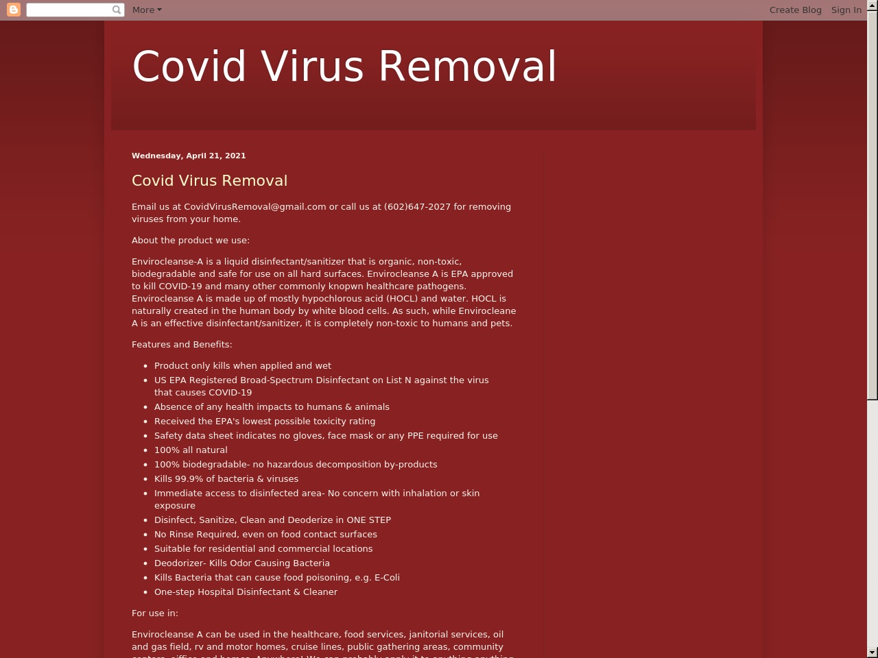 covidremoval.net screenshot alt-text