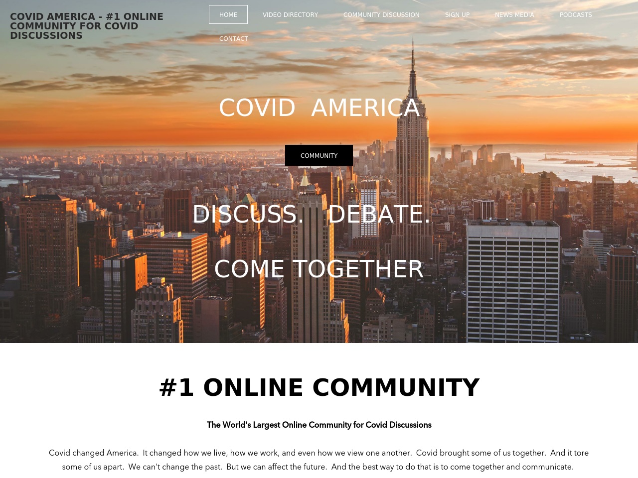 covidshipping.com screenshot alt-text