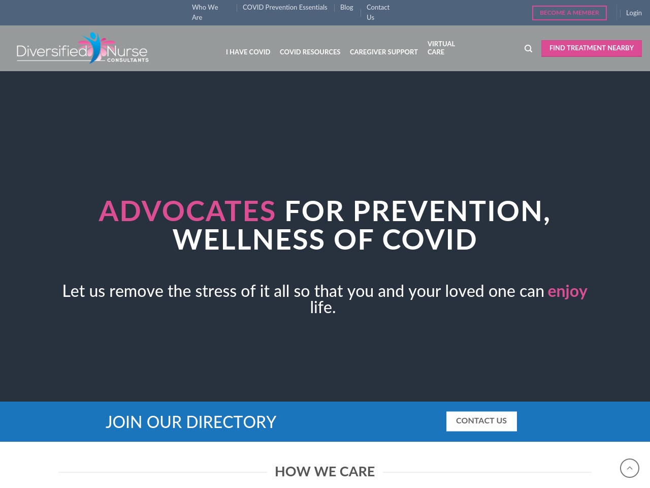 covidtreatmentnearme.com screenshot alt-text