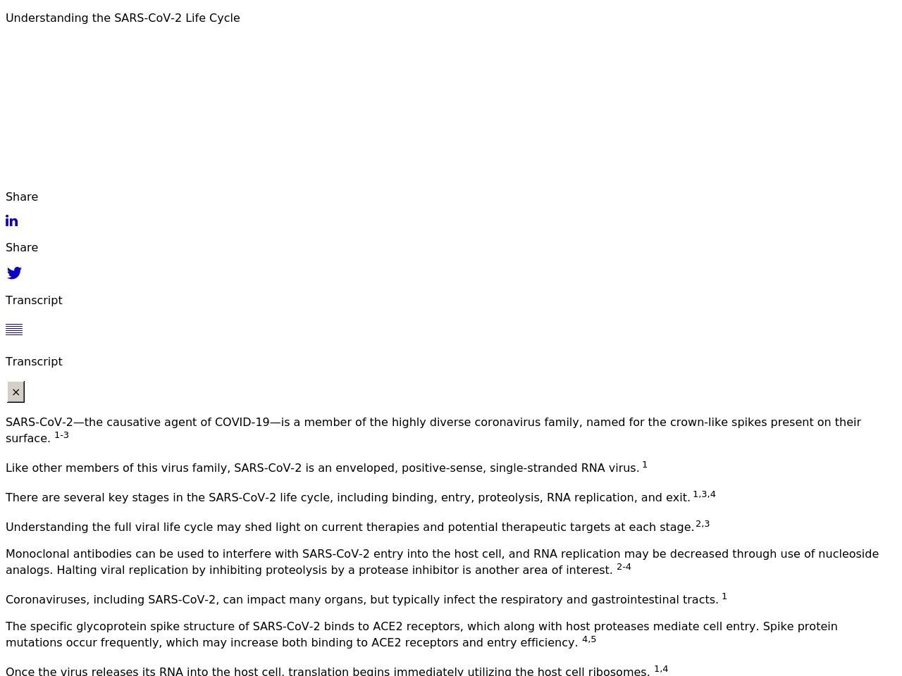 covidviruslifecycle.com screenshot alt-text