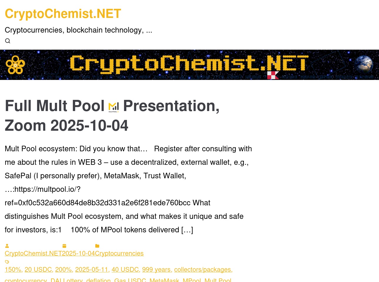 cryptochemist.net screenshot alt-text