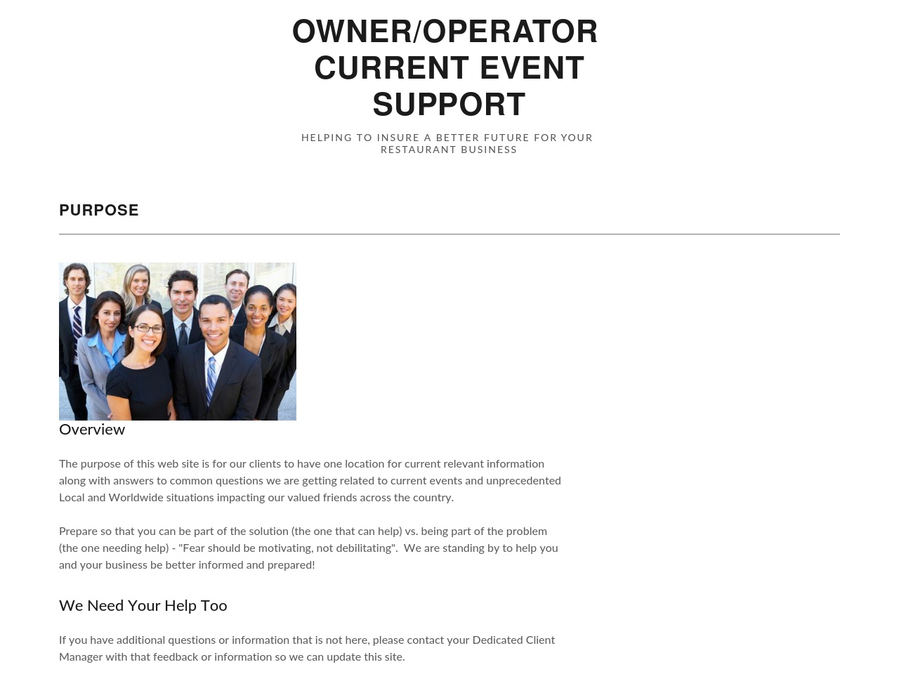 currenteventsupport.com screenshot alt-text
