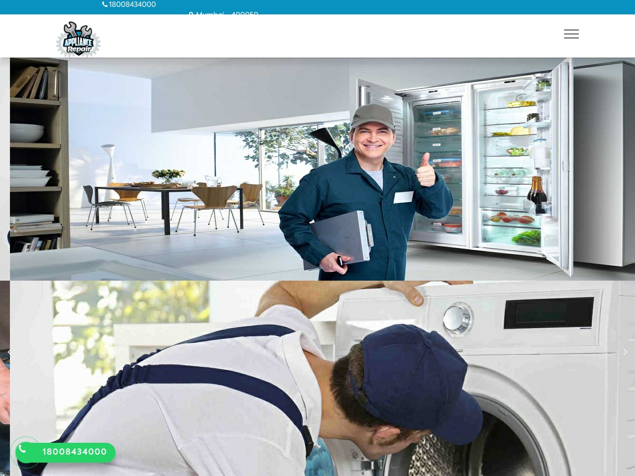customerappliancesupport.com screenshot alt-text