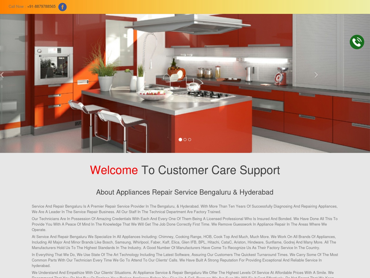 customercaresupport.info screenshot alt-text