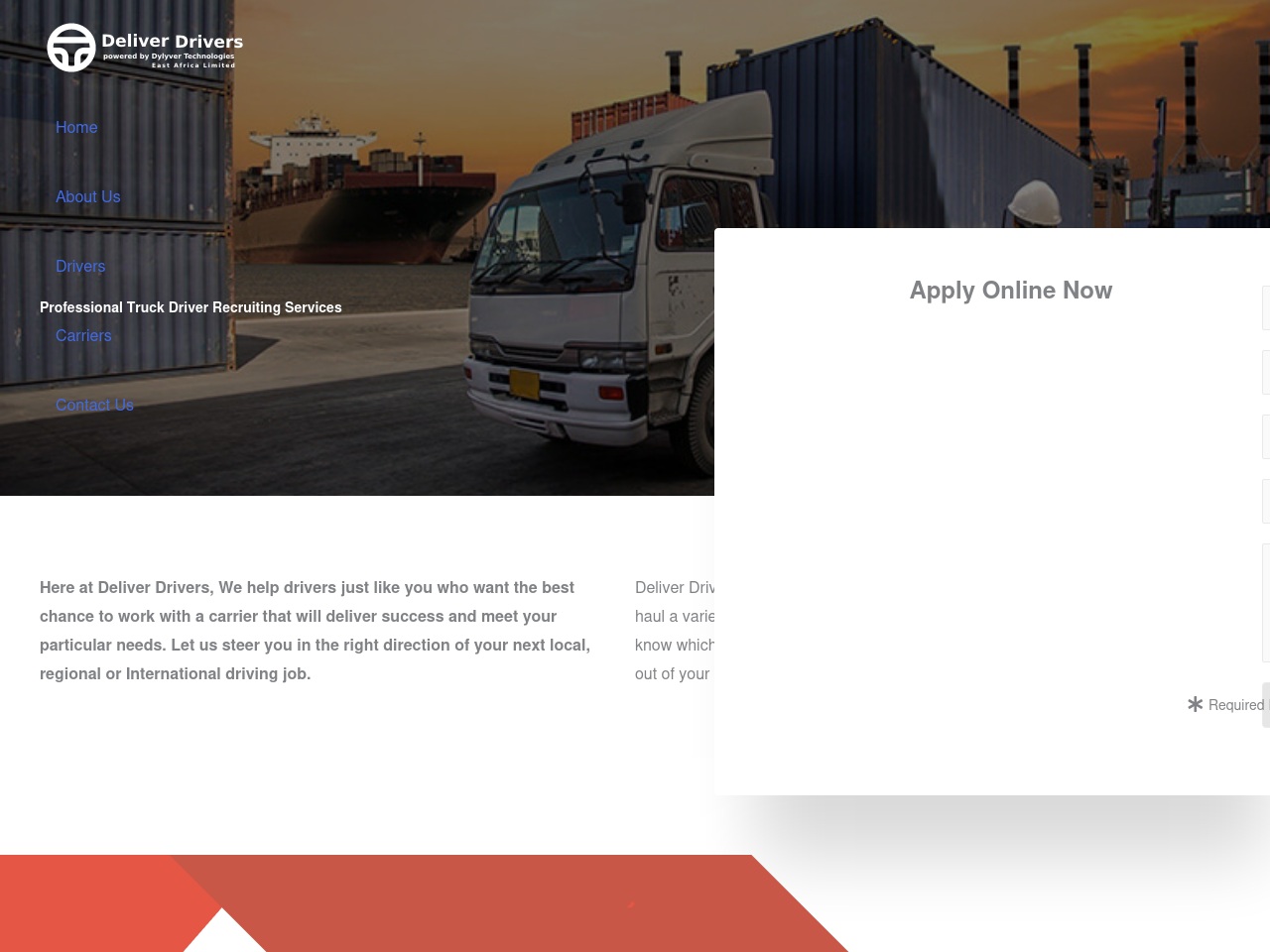 deliverdrivers.com screenshot alt-text