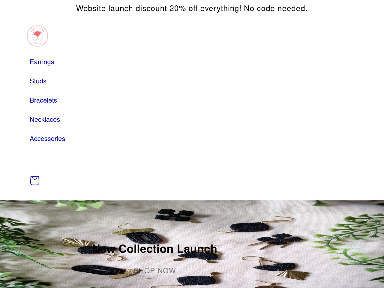 designinclay.com screenshot alt-text