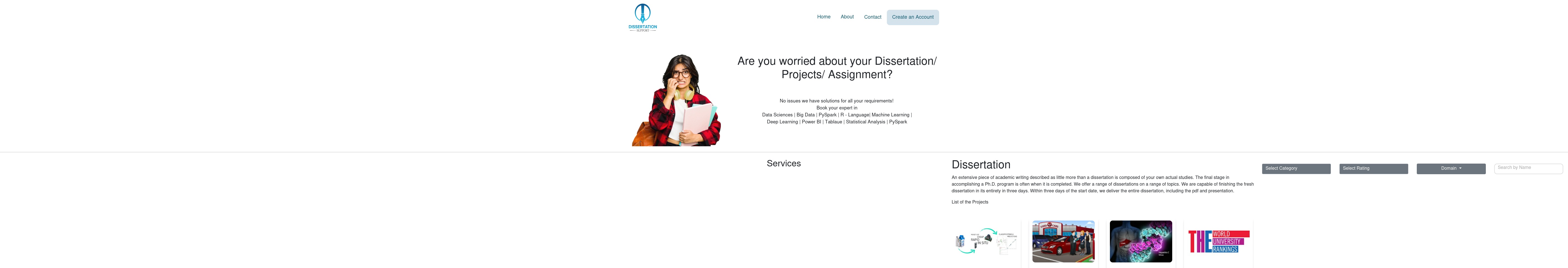 dissertationsupport.info screenshot alt-text