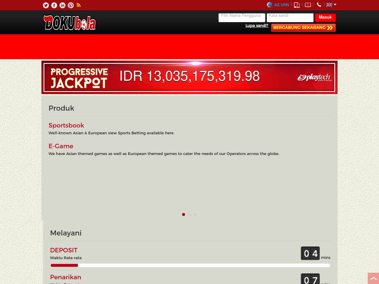 dokubola-login.asia screenshot alt-text