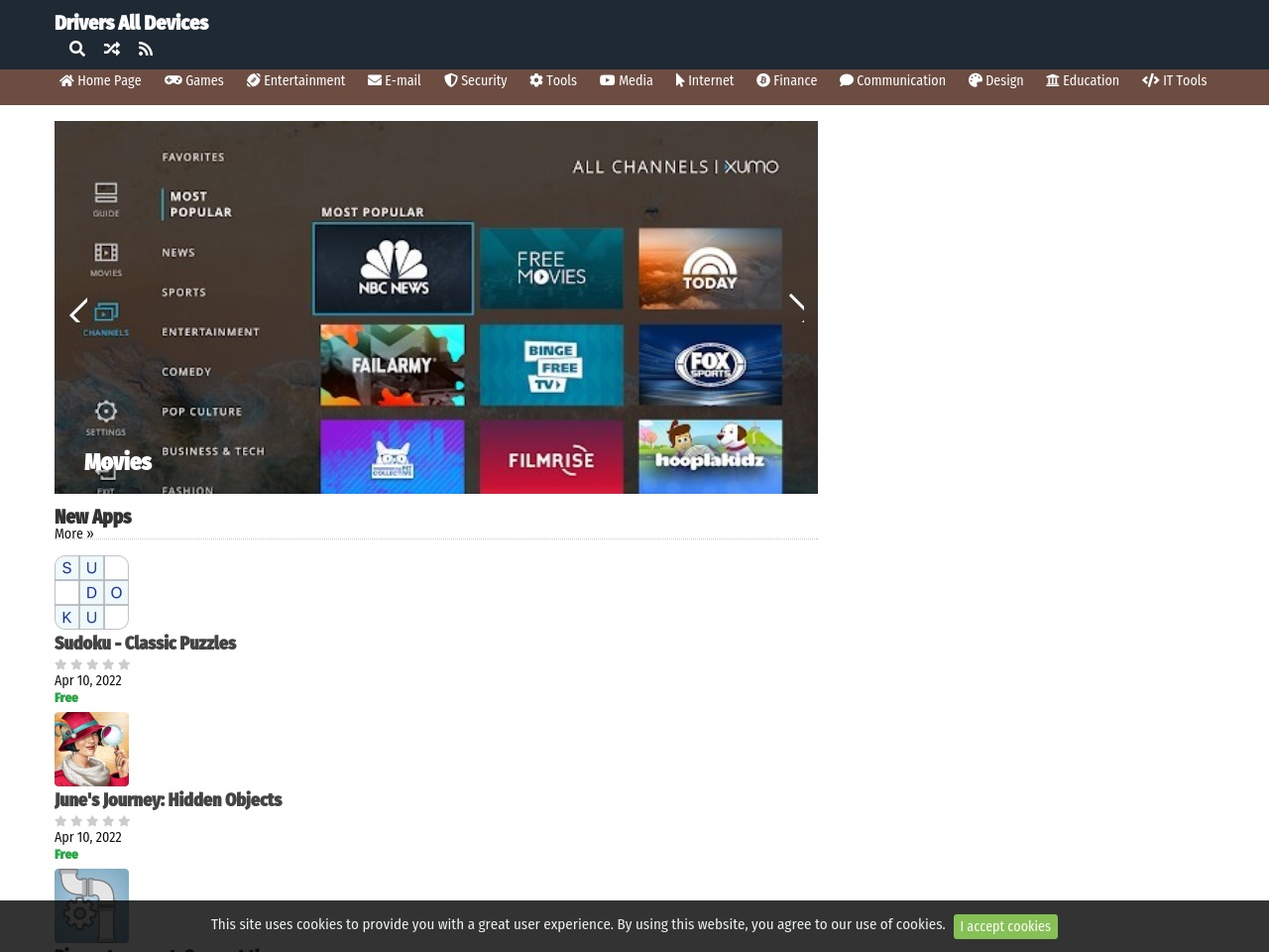 driveralldevices.com screenshot alt-text