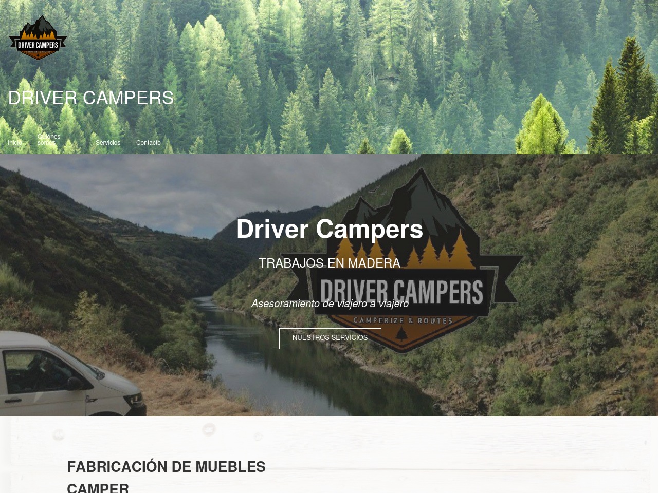 drivercampers.com screenshot alt-text
