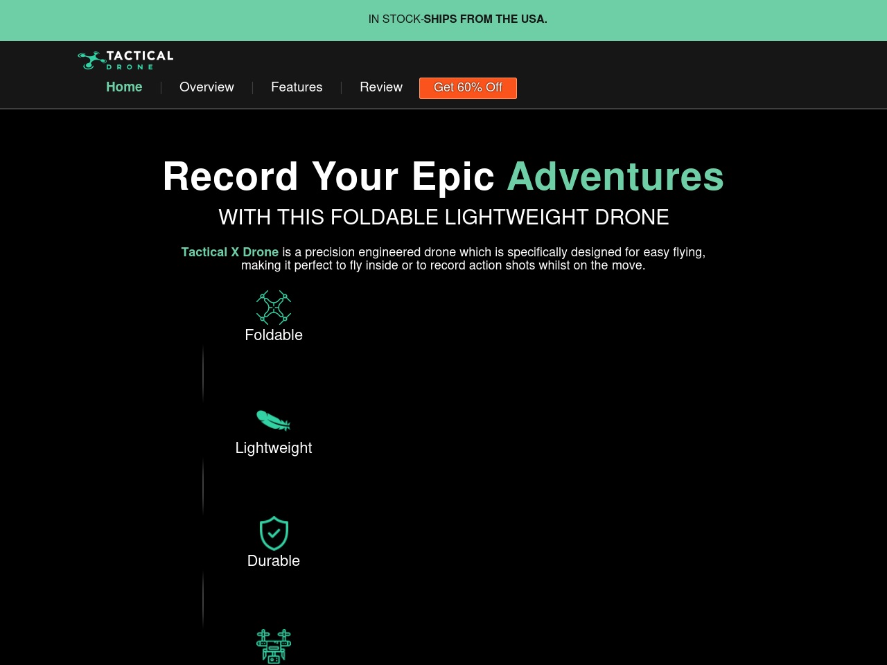 dronesupport.website screenshot alt-text