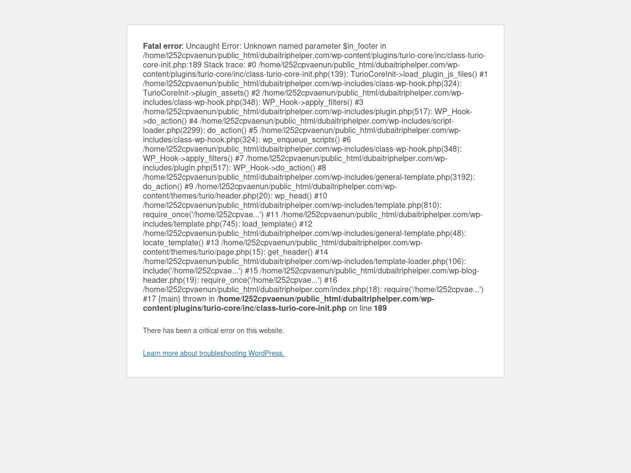 dubaitriphelper.com screenshot alt-text
