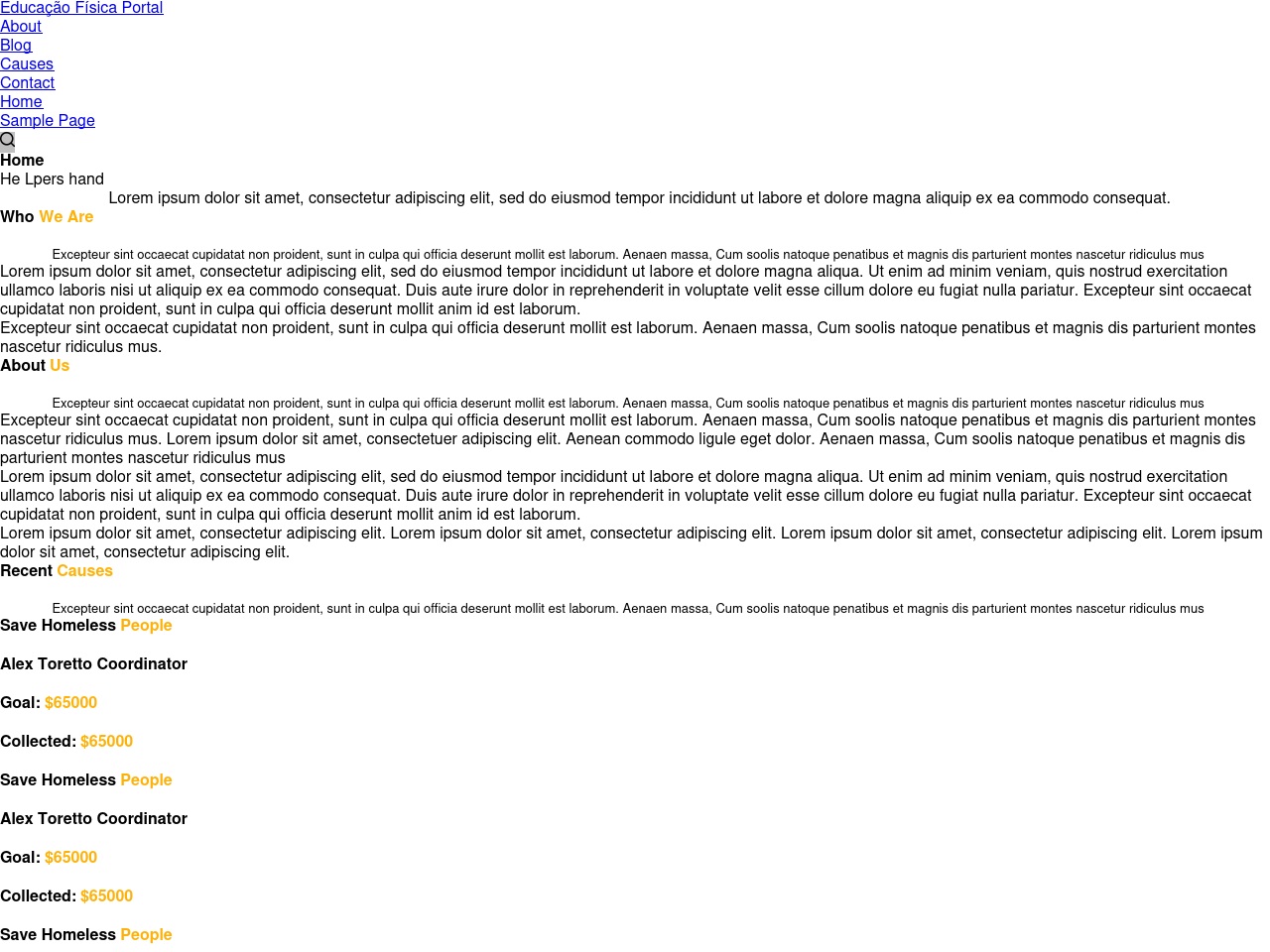 educacaofisicaportal.com screenshot alt-text