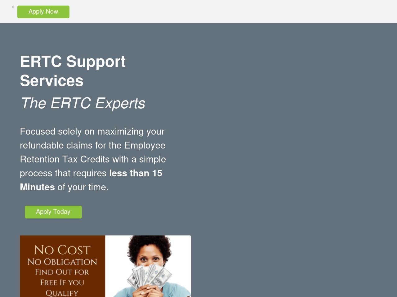 ertcsupportservices.com screenshot alt-text