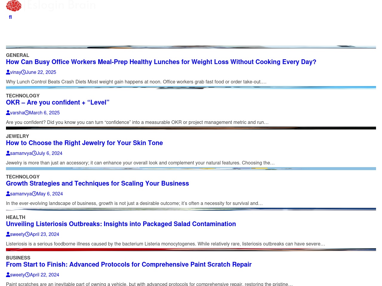 esloginbrain.com screenshot alt-text