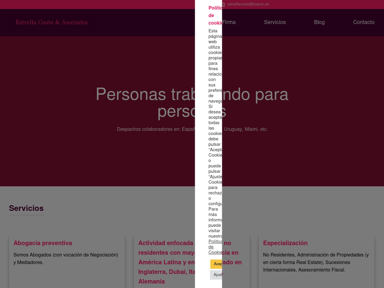 estrellacoutoasociados.es screenshot alt-text