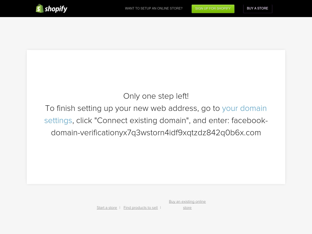 facebook-domain-verificationyx7q3wstorn4idf9xqtzdz842q0b6x.com screenshot alt-text