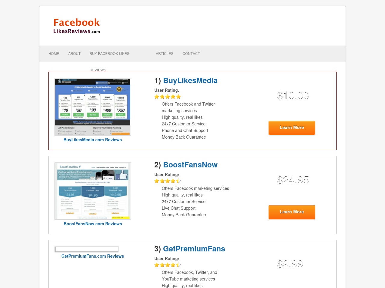 facebooklikesreviews.com screenshot alt-text
