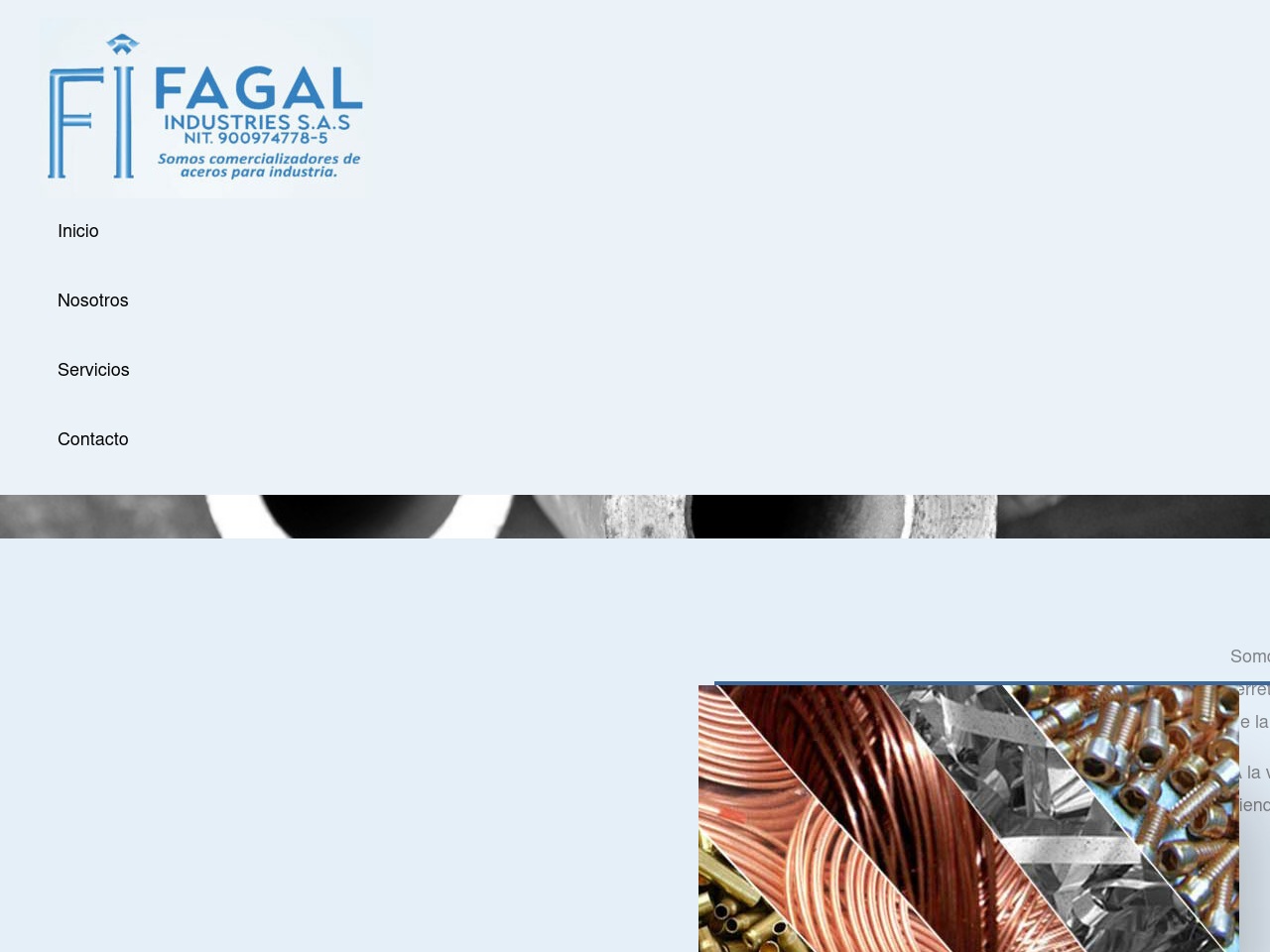 fagalindustriessas.com screenshot alt-text
