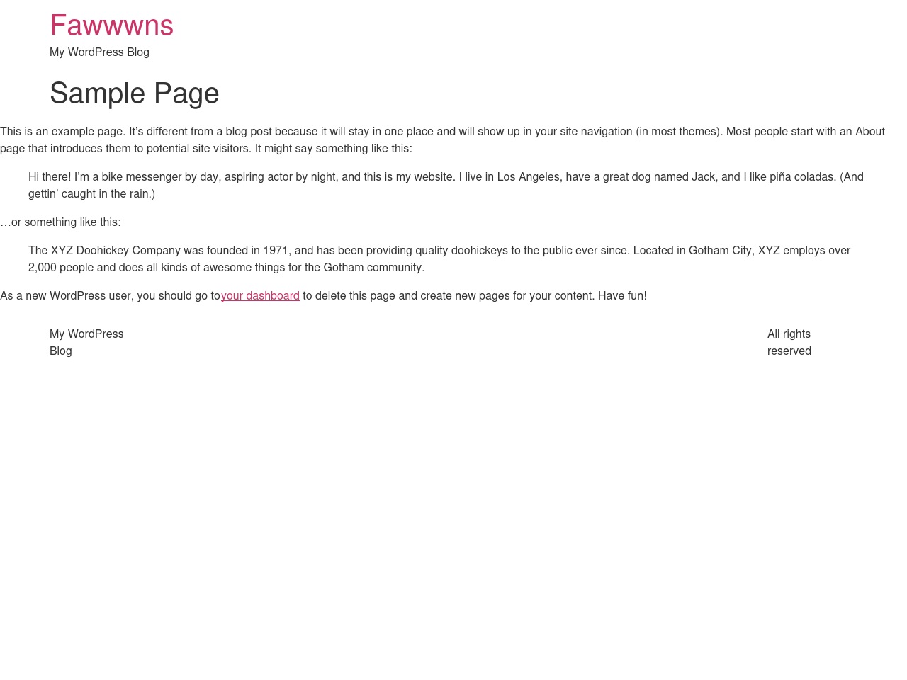 fawwwns.com screenshot alt-text