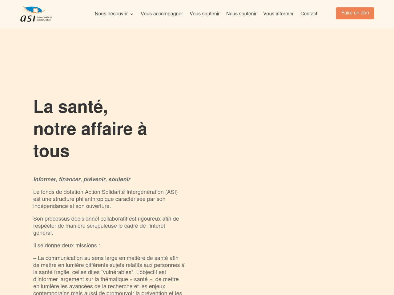 fondsdedotationasi.com screenshot alt-text