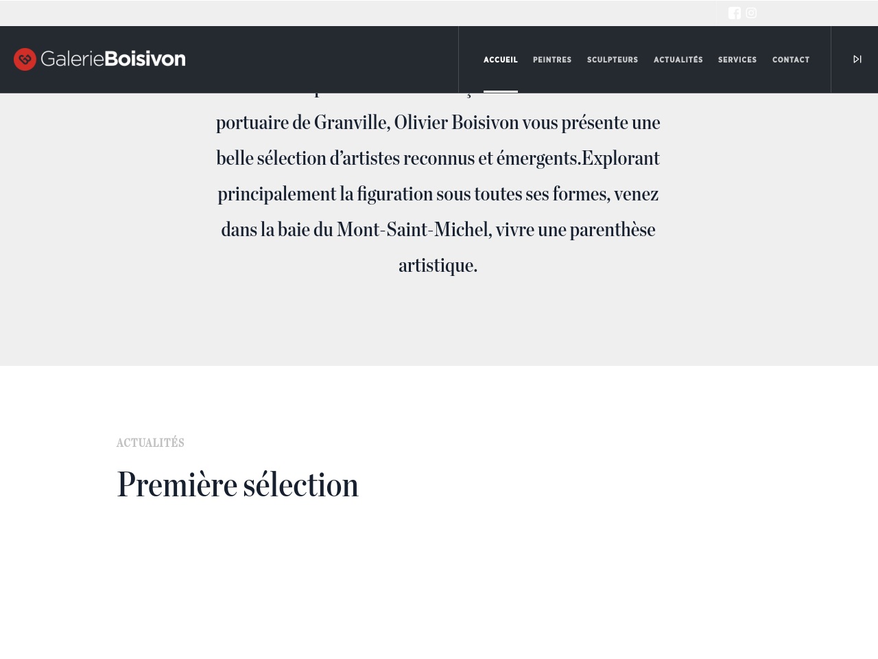 galerie-boisivon.fr screenshot alt-text