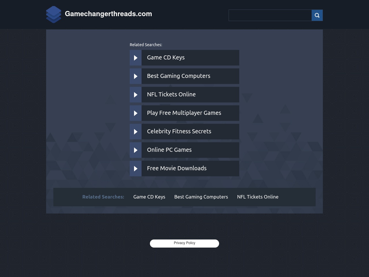 gamechangerthreads.com screenshot alt-text
