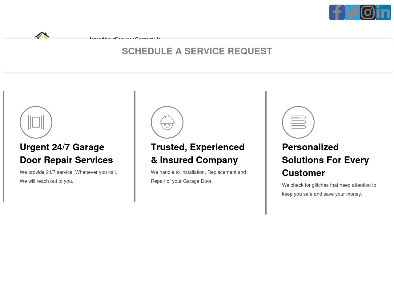 garagedoorsupport.com screenshot alt-text