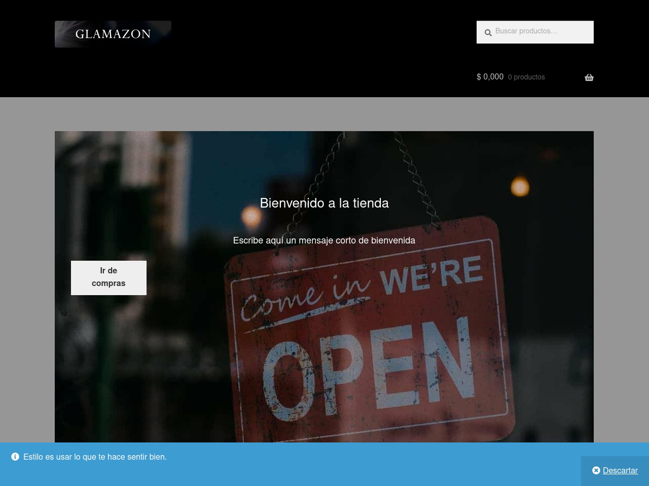 glamazoncolombia.com screenshot alt-text