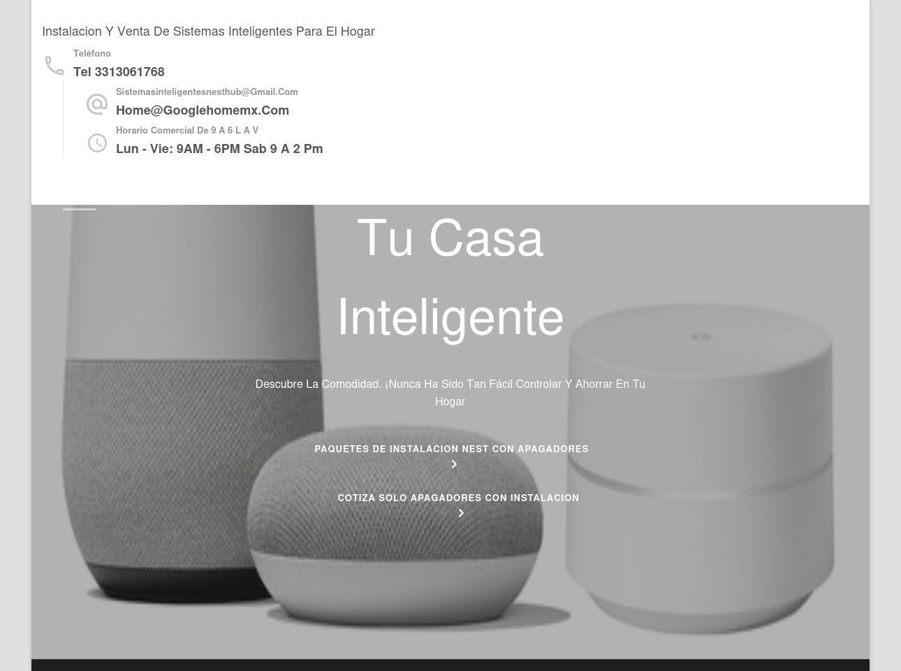 googlehomemx.com screenshot alt-text