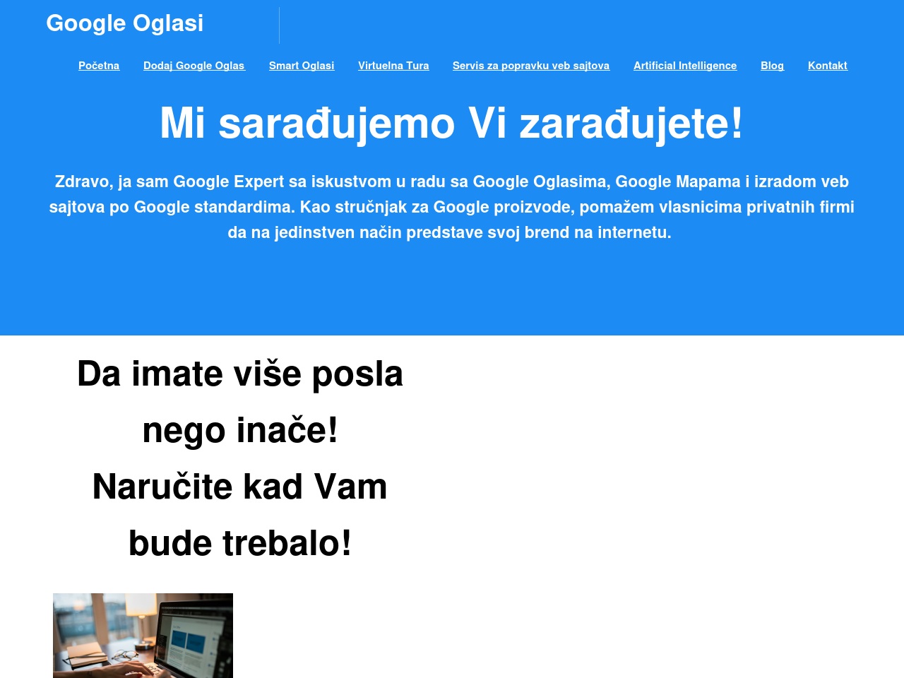 googleoglasi.com screenshot alt-text