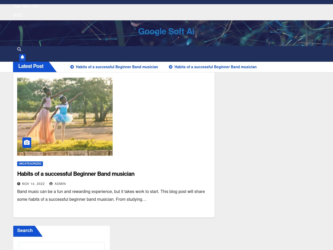 googlesoftai.com screenshot alt-text