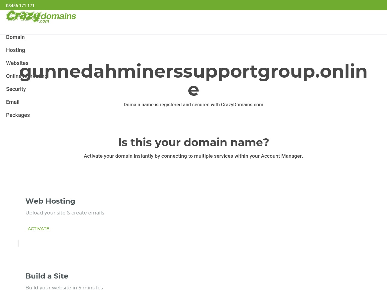 gunnedahminerssupportgroup.online screenshot alt-text