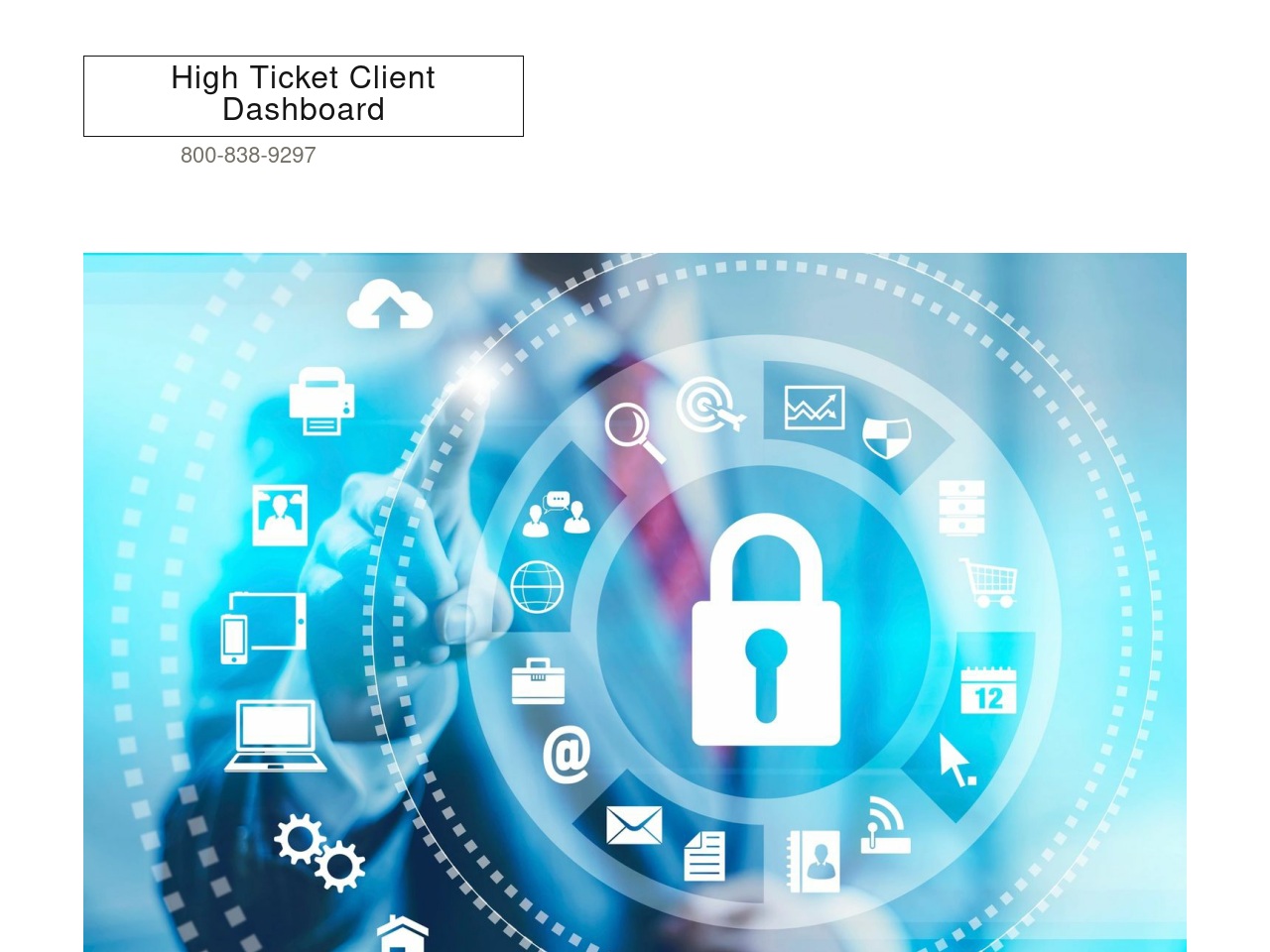 highticketlogin.com screenshot alt-text